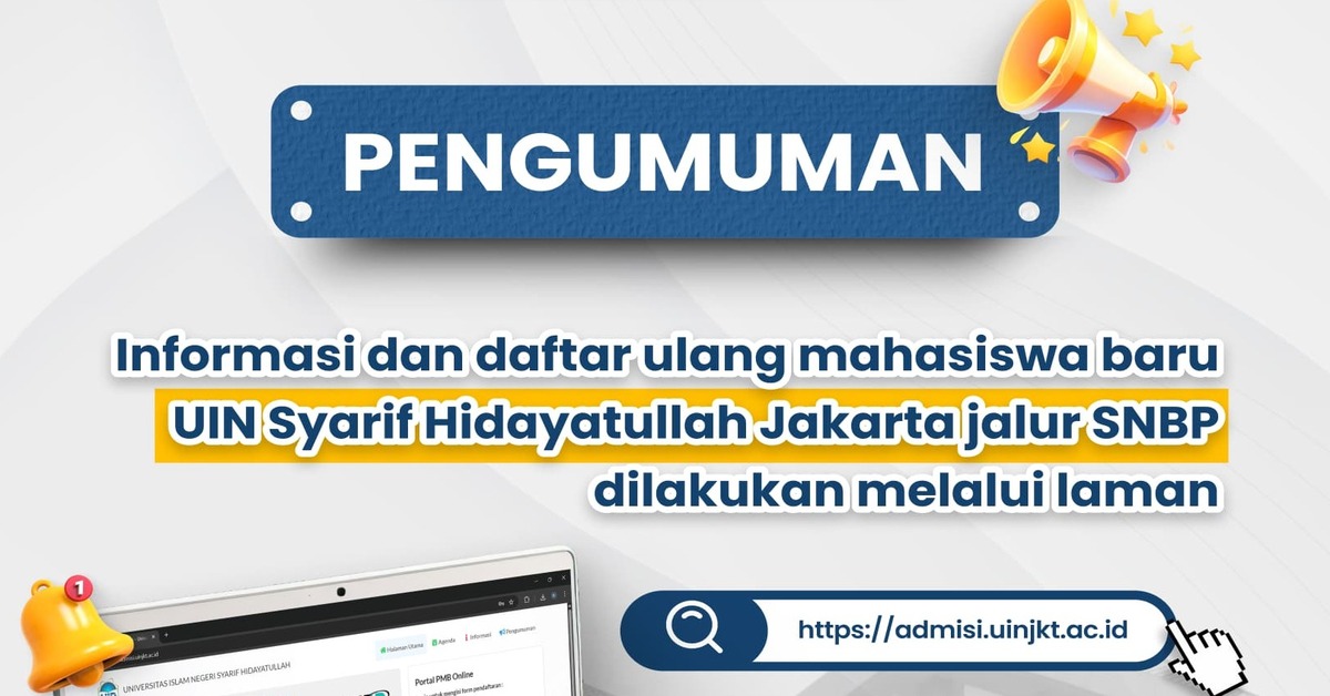 ملومات إعادة التسيل عبر مسار الانتقاء الطني بناءً عى الإنجاز في جامعة شري هداية الله الإسلامية الحكومي جاكرتا